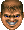 Doom guy with an evil grin